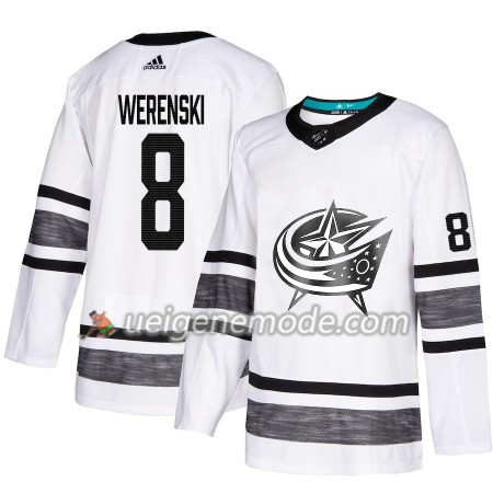 Herren Eishockey Columbus Blue Jackets Trikot Zach Werenski 8 2019 All-Star Adidas Weiß Authentic